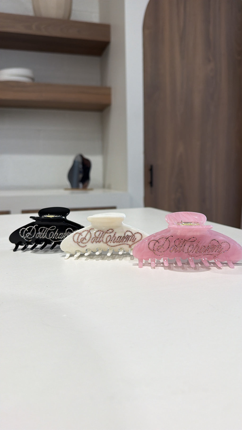 Signature Rhinestone Charm Clips