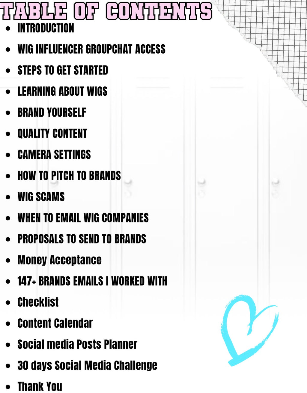 WIG INFLUENCER EBOOK+ DISCORD! *USE EMAIL WHEN BUYING*