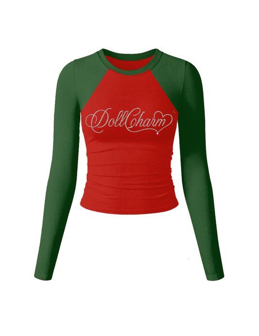 Charmmas Top (Green & Red)
